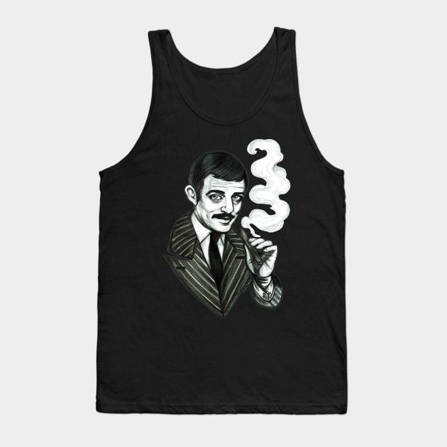 Gomez Addams Tank Top by The Art of Megan Mars